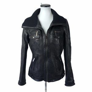 MICHAEL Michael Kors Leather Moto Jacket #146